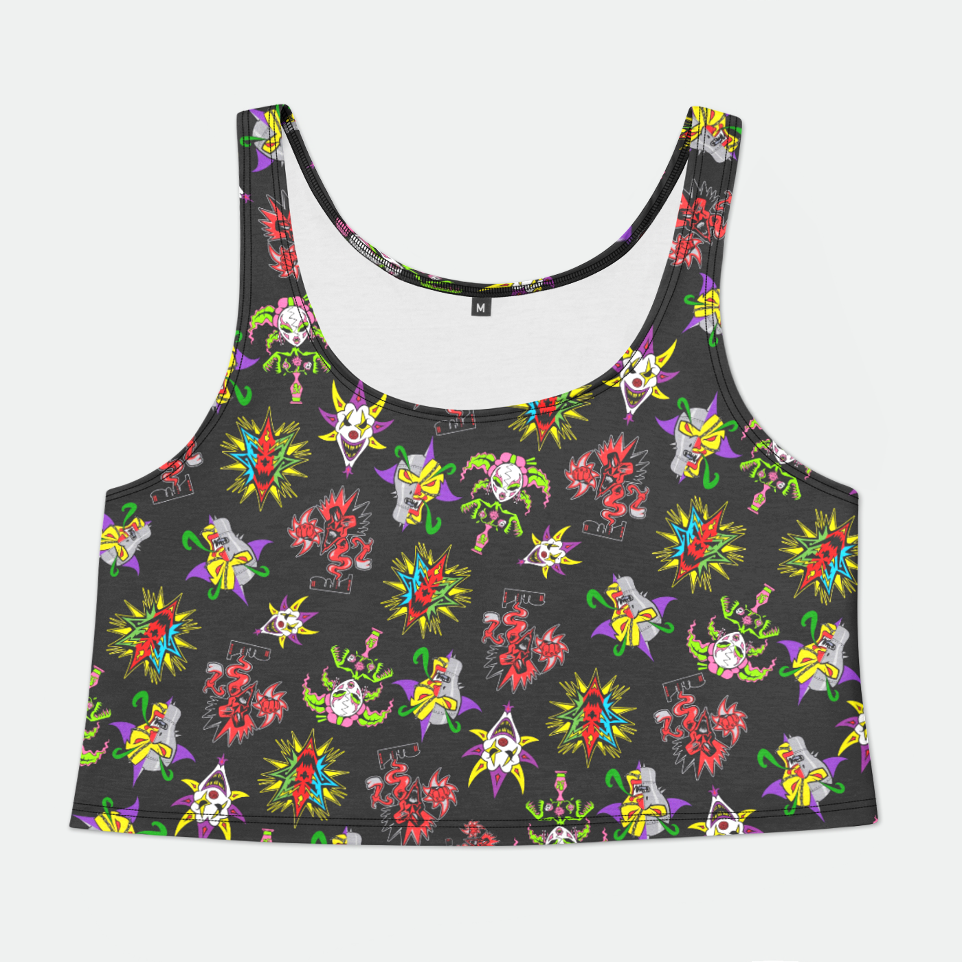 2nd 6 Jokers Womens Crop Tank Top