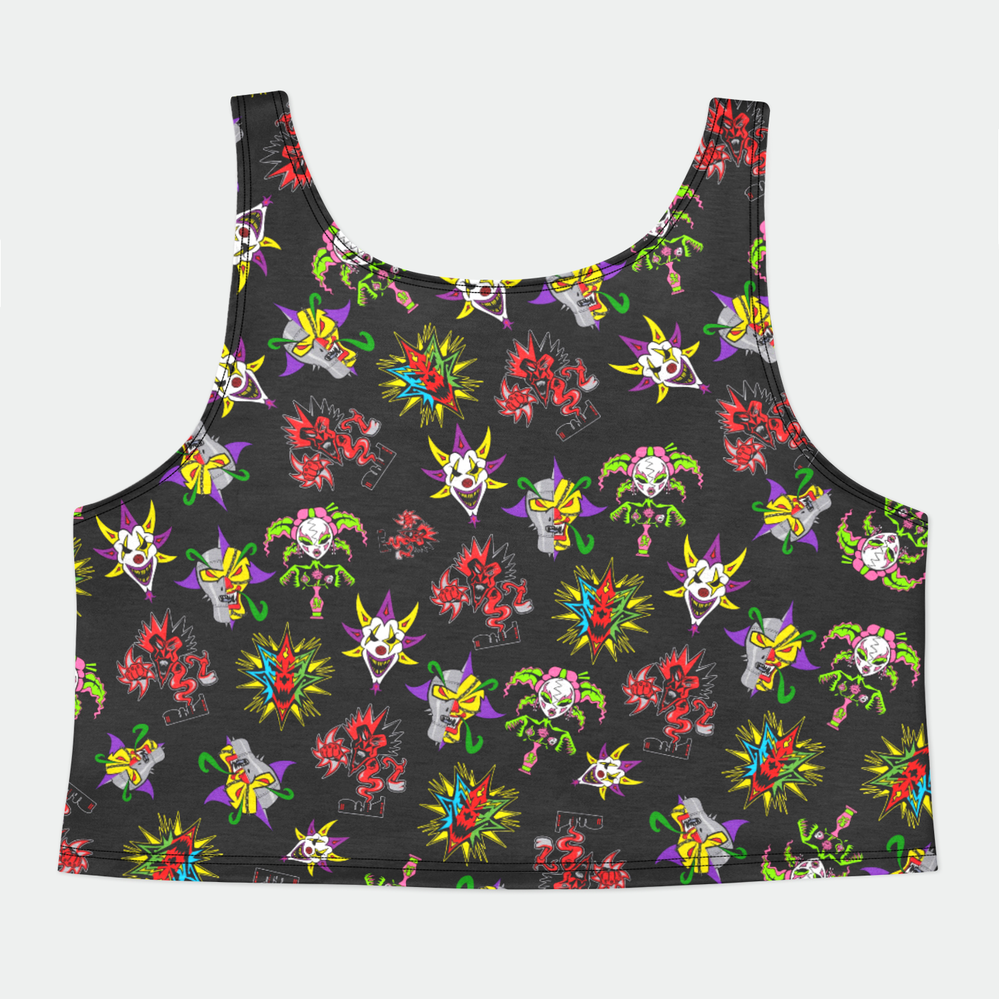 2nd 6 Jokers Womens Crop Tank Top