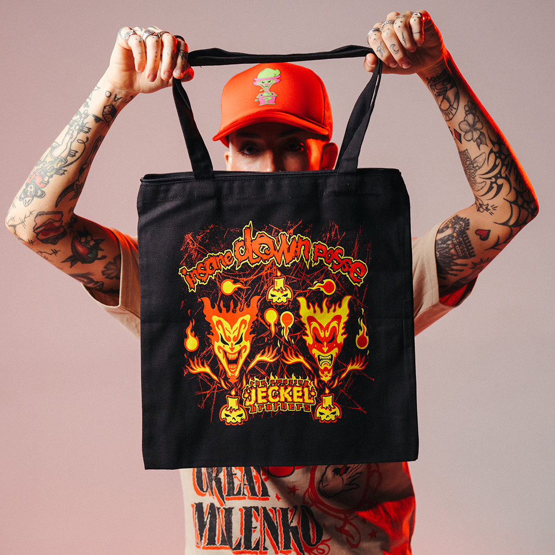 "The Amazing Jeckel Brothers" Zip Tote Bag