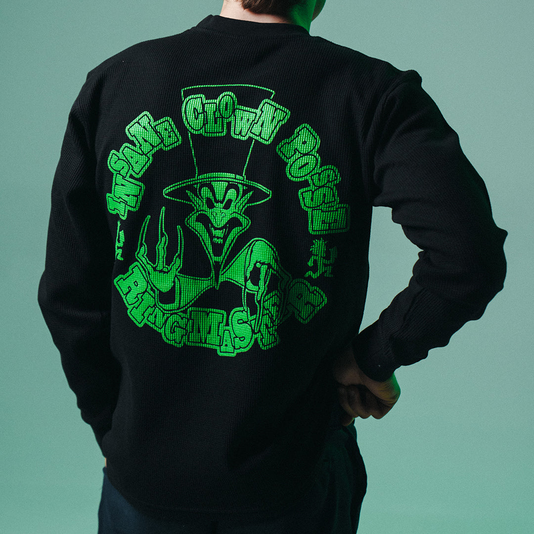 "Ringmaster Round" Long Sleeve Thermal Shirt