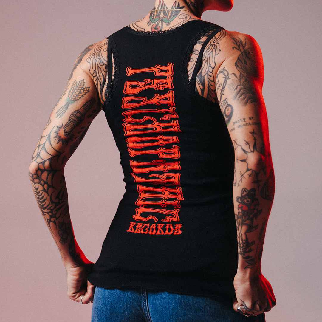 "Hatchetman" Embroidered Star Womens Tank Top