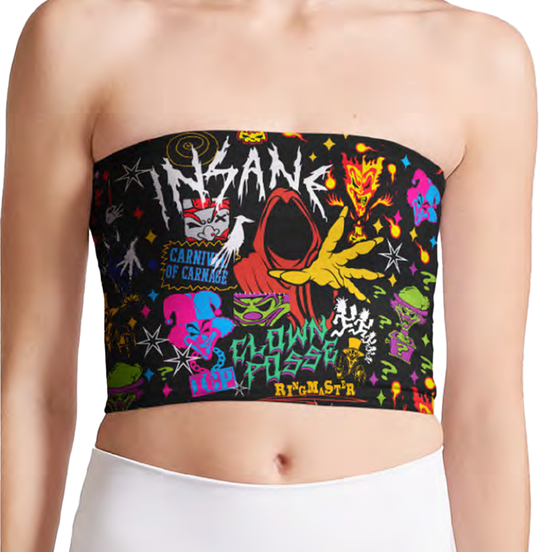 "Joker Collage" Women's Tube Top