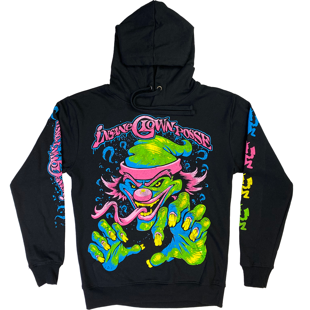 "Gonna Get Ya Clown" Pullover Hoodie In Black