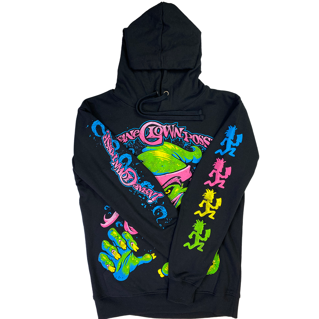 "Gonna Get Ya Clown" Pullover Hoodie In Black