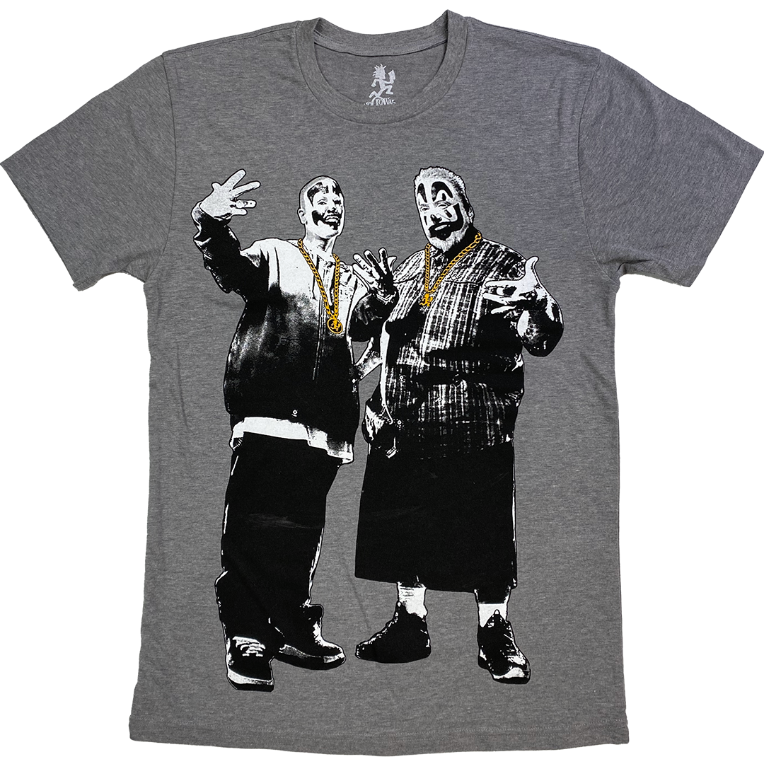"Whadup" T-Shirt In Heather Grey