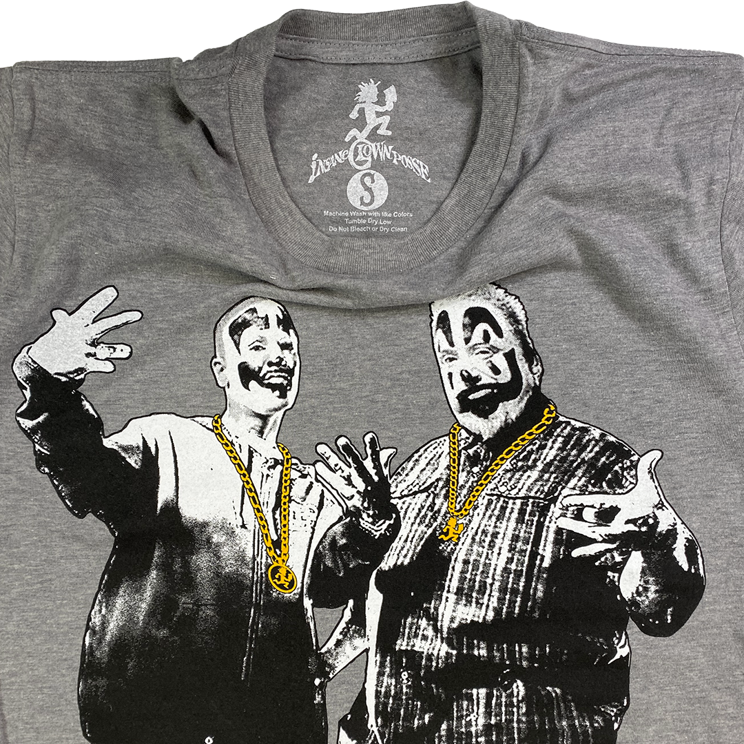 "Whadup" T-Shirt In Heather Grey