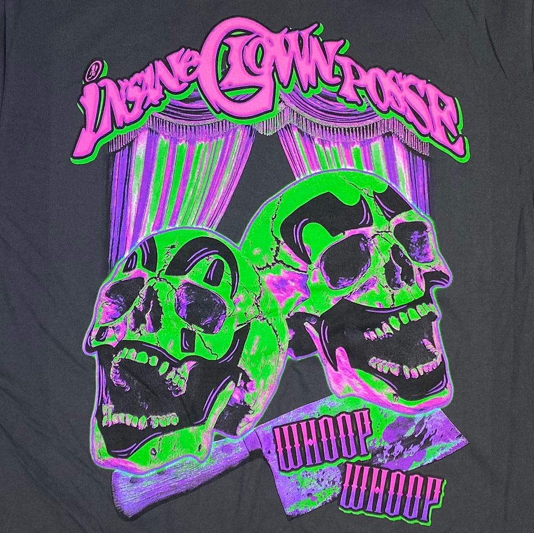 "Whoop Whoop Skulls" T-Shirt In Steel Grey