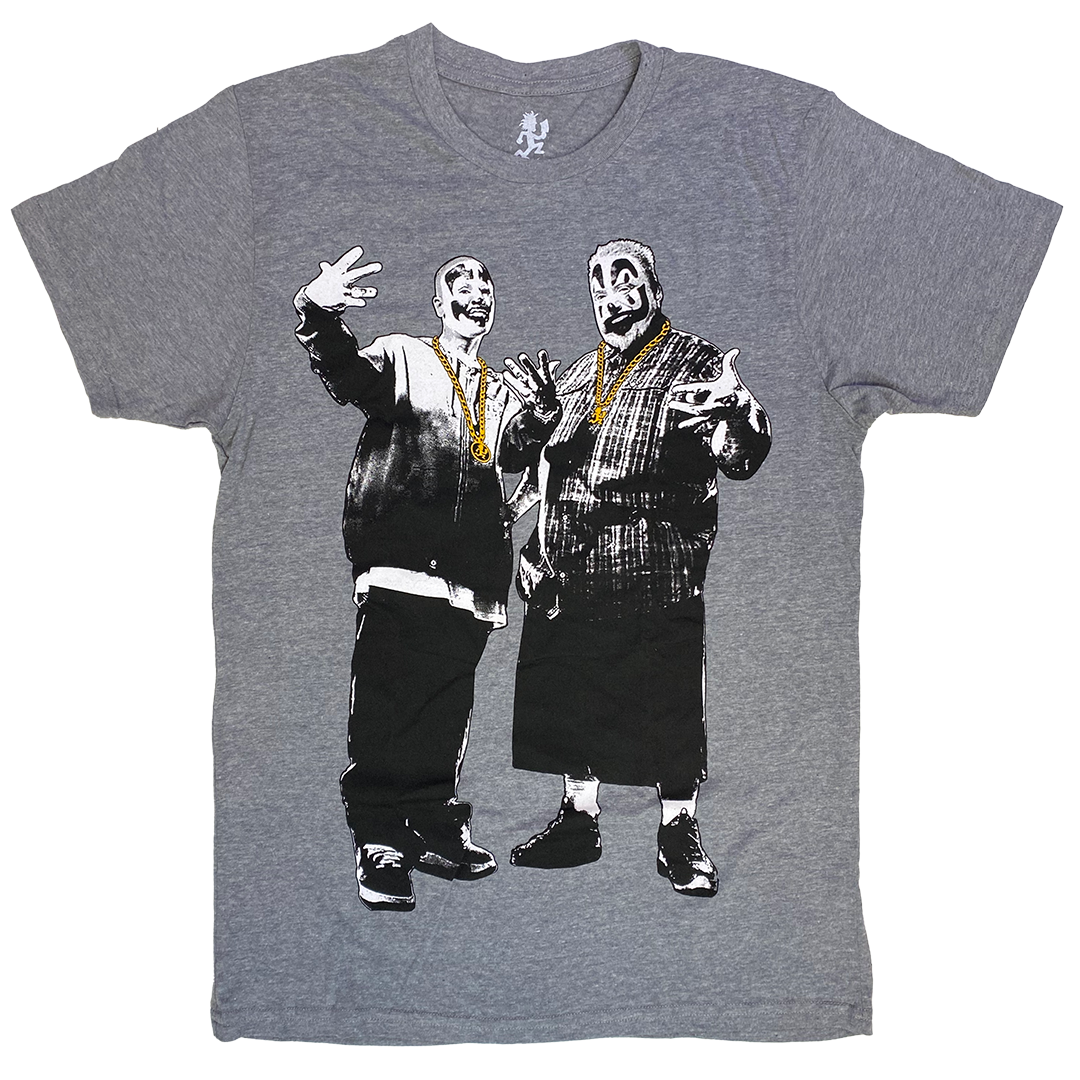 "Whadup" T-Shirt In Heather Grey
