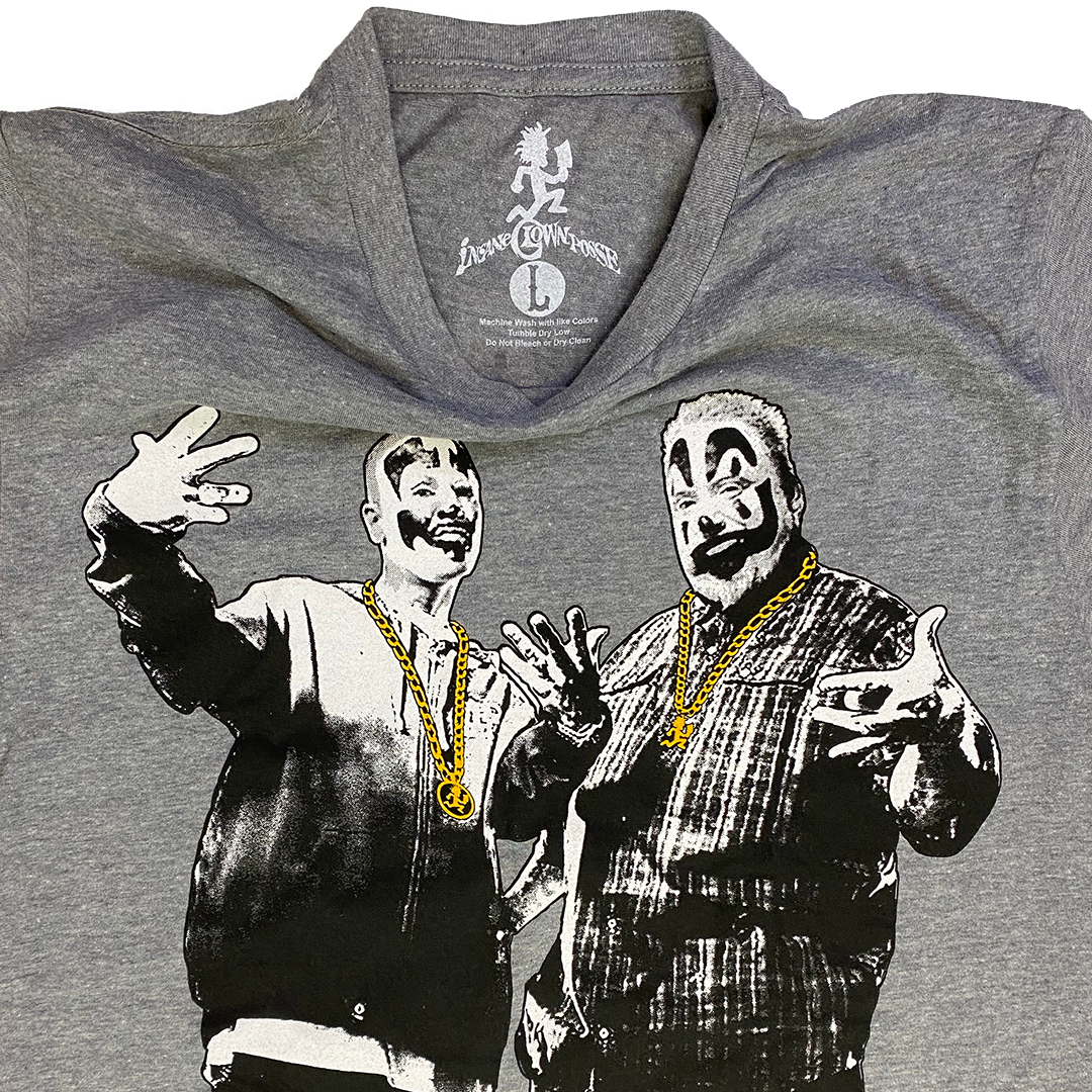 "Whadup" T-Shirt In Heather Grey