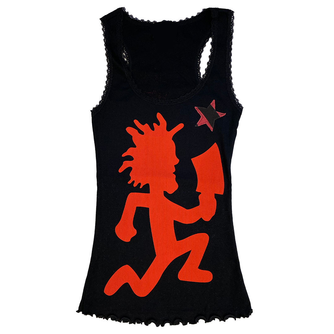 "Hatchetman" Embroidered Star Womens Tank Top