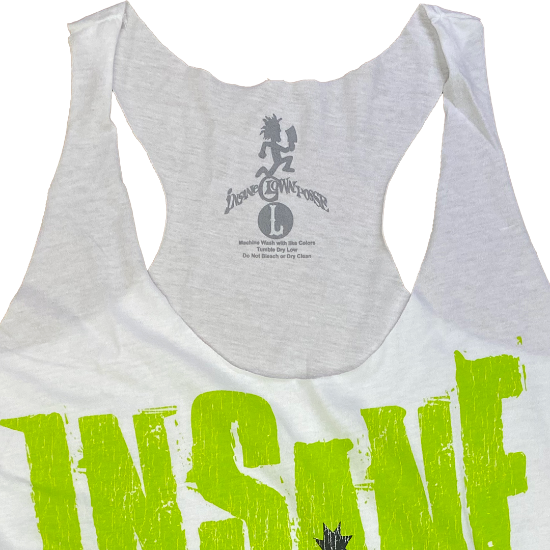 "Riddle Box Boom" Womens Raw Edge Tank Top