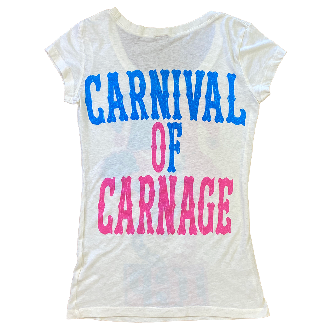 "Carnival Of Carnage Vintage" Womens T-Shirt