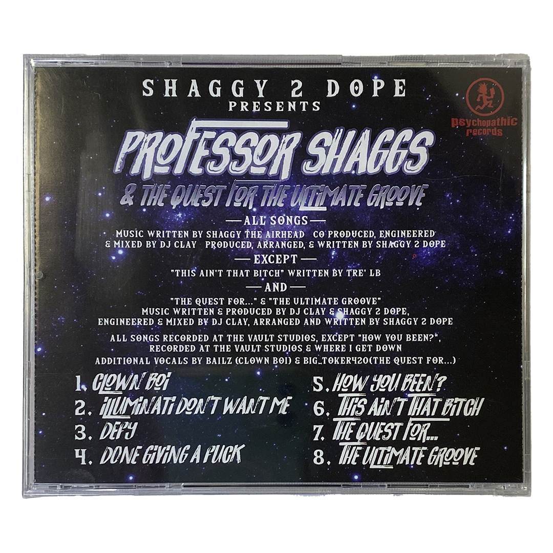 Shaggy 2 Dope "Professor Shaggs & The Quest For The Ultimate Groove" CD