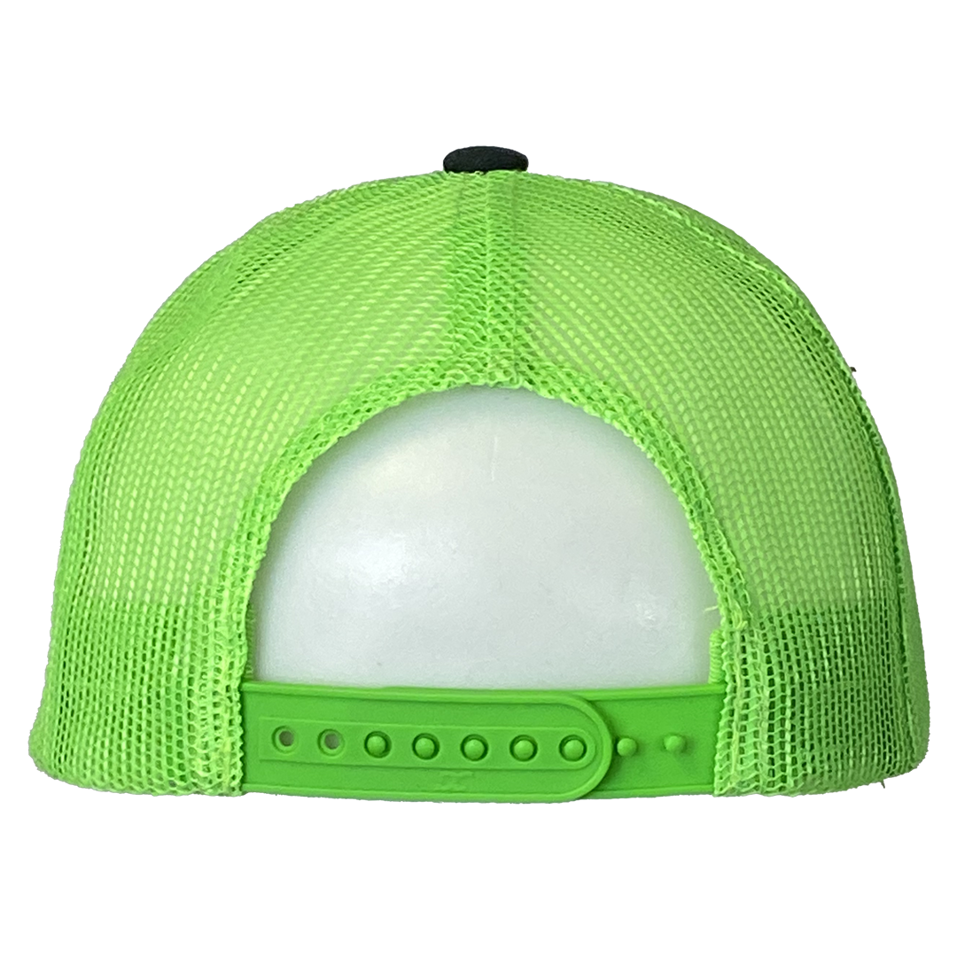 "Juggalette" Snapback Trucker Hat In Green
