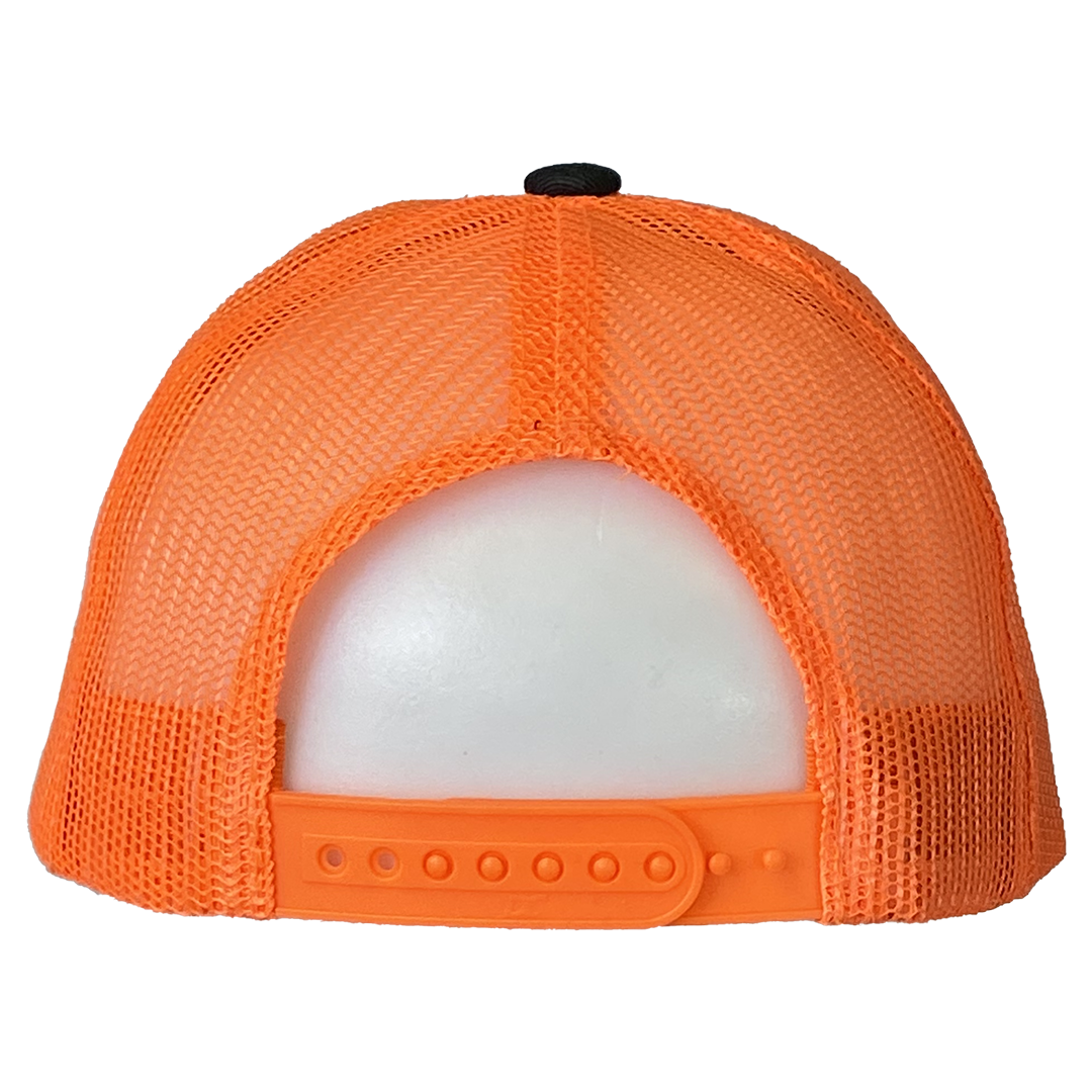"Juggalette" Snapback Trucker Hat In Orange
