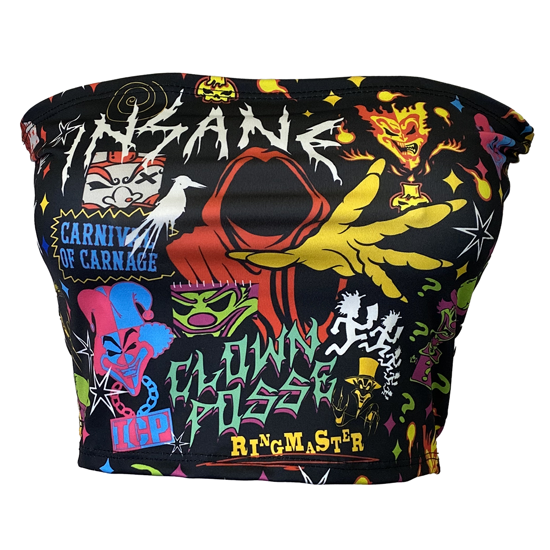 "Joker Collage" Women's Tube Top