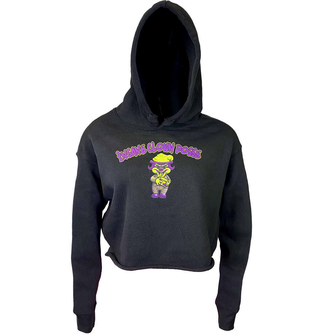 "Baby Riddle Box" Pullover Crop Hoodie