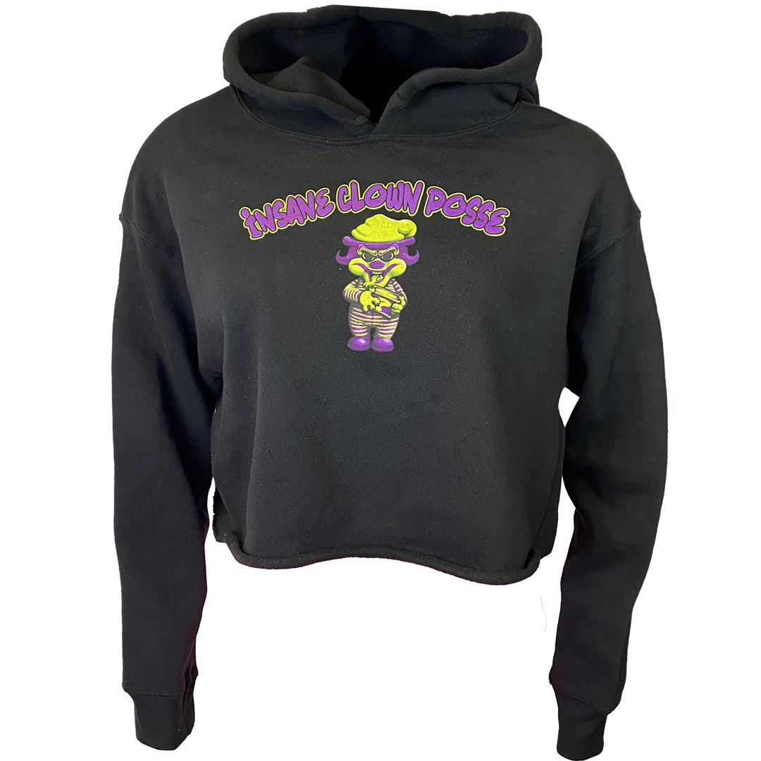 "Baby Riddle Box" Pullover Crop Hoodie
