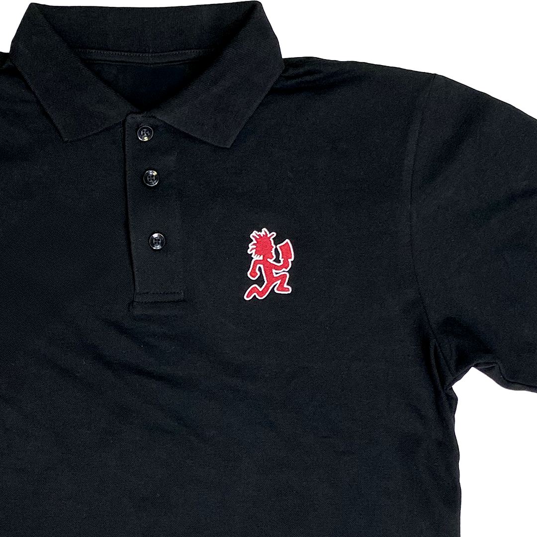 "Hatchetman Red" Embroidered Polo Shirt
