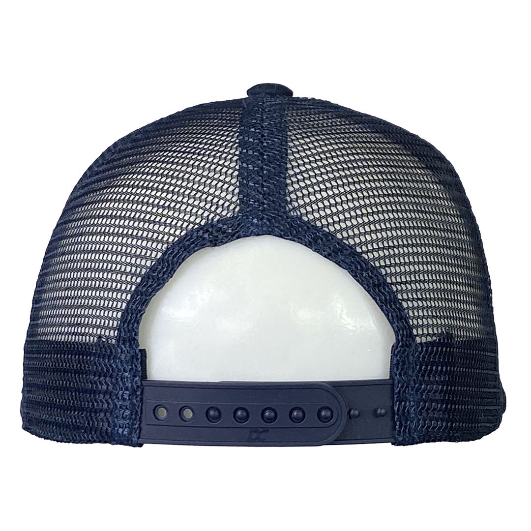 "Carnival Of Carnage" Flat Bill Snapback Hat In Blue