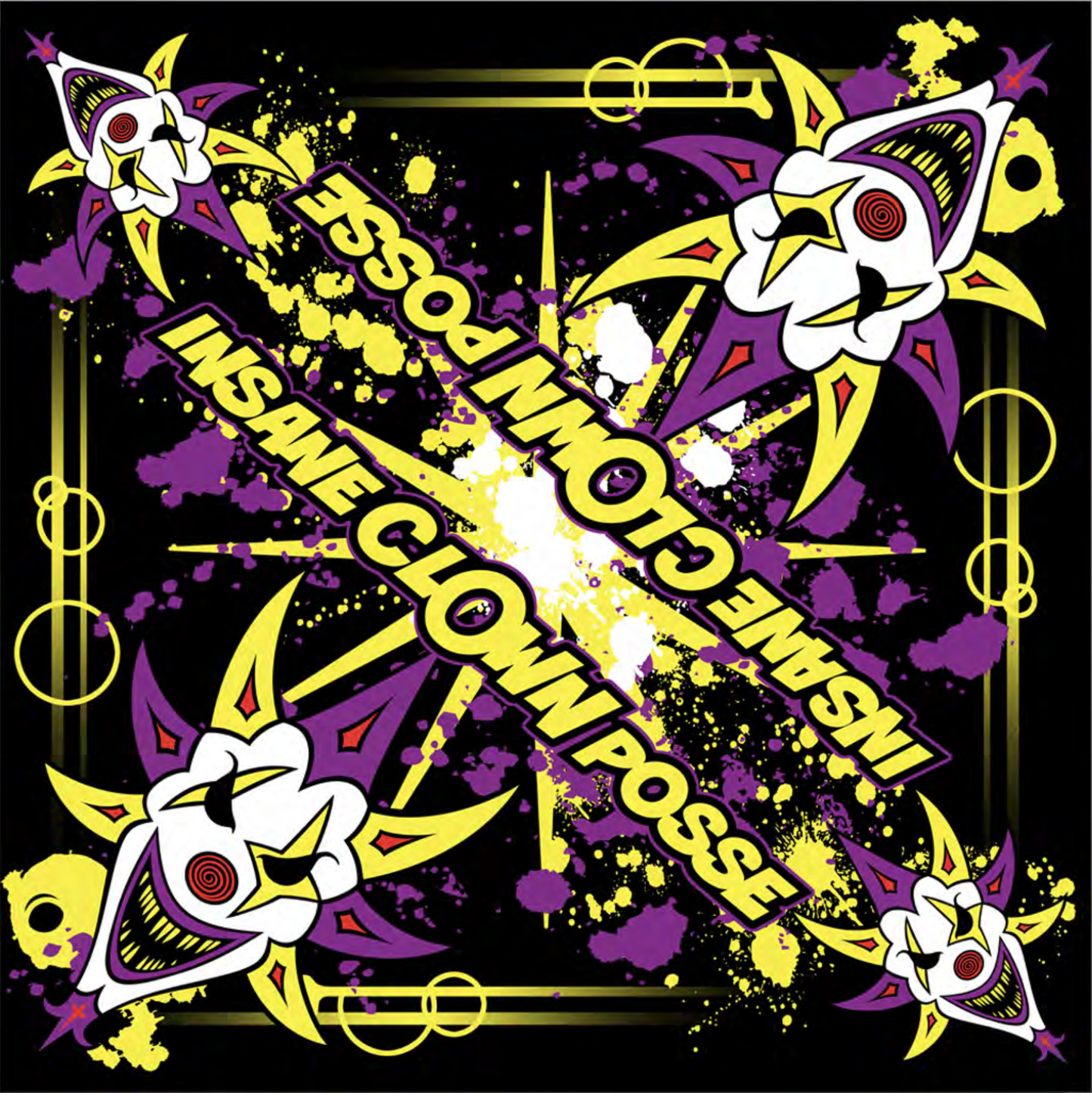 "The Mighty Death Pop" Bandana In Black