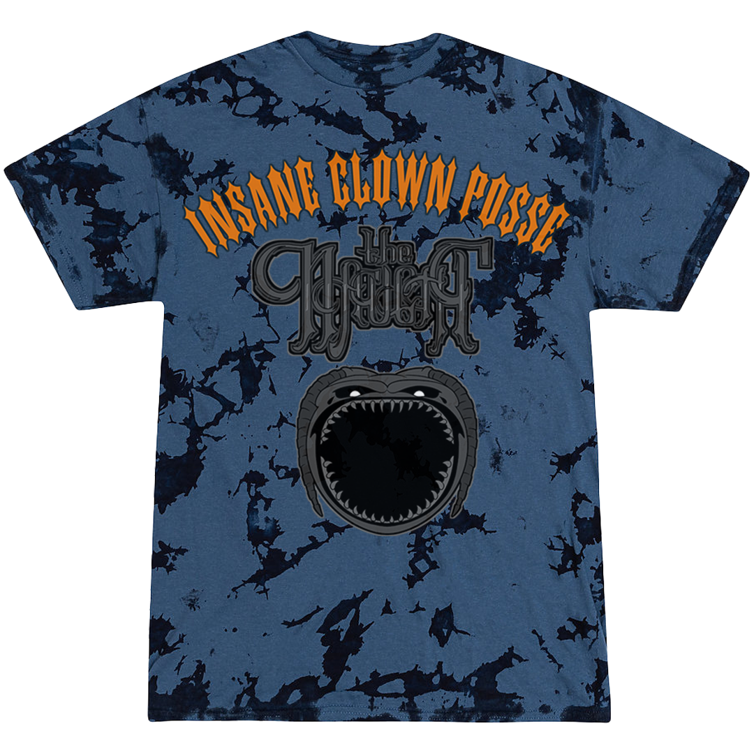 Cold and Dark T-Shirt in Navy Ice Dye