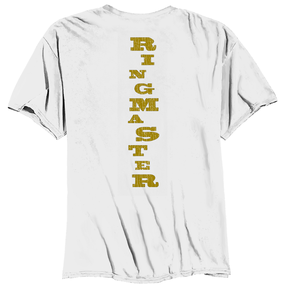 "Ringmaster Vintage" T-Shirt In White