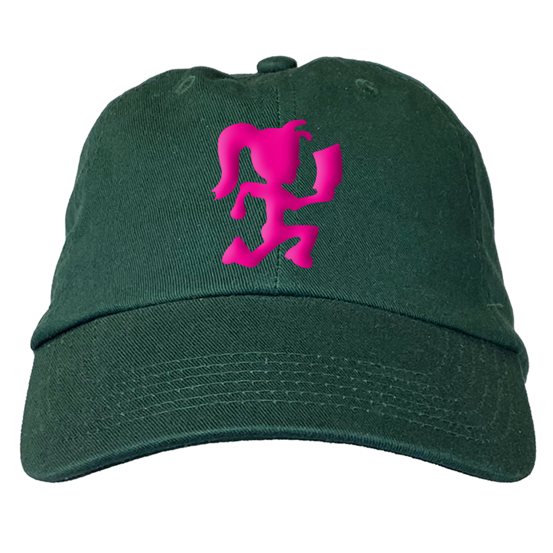 "Juggalette" Adjustable Dad Hat In Green
