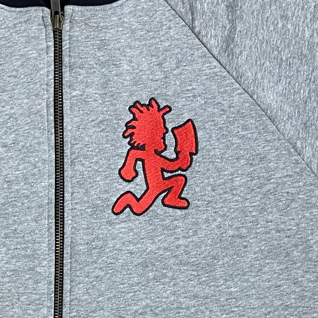 "Hatchetman Red" Embroidered Zip Fleece Bomber
