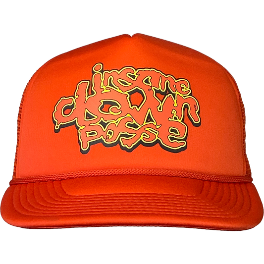 "Stack Logo" Trucker Hat In Orange