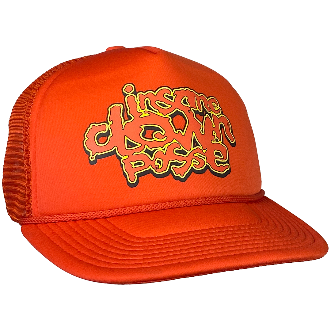 "Stack Logo" Trucker Hat In Orange