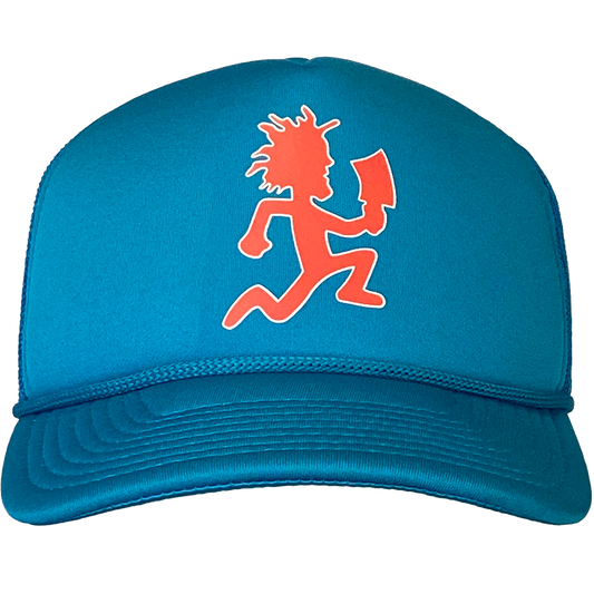 "Hatchetman" Trucker Hat In Blue