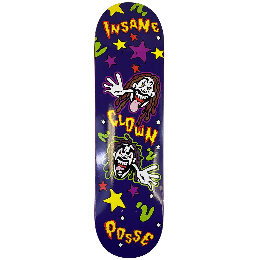 "Cartoon Clowns" Skate Deck