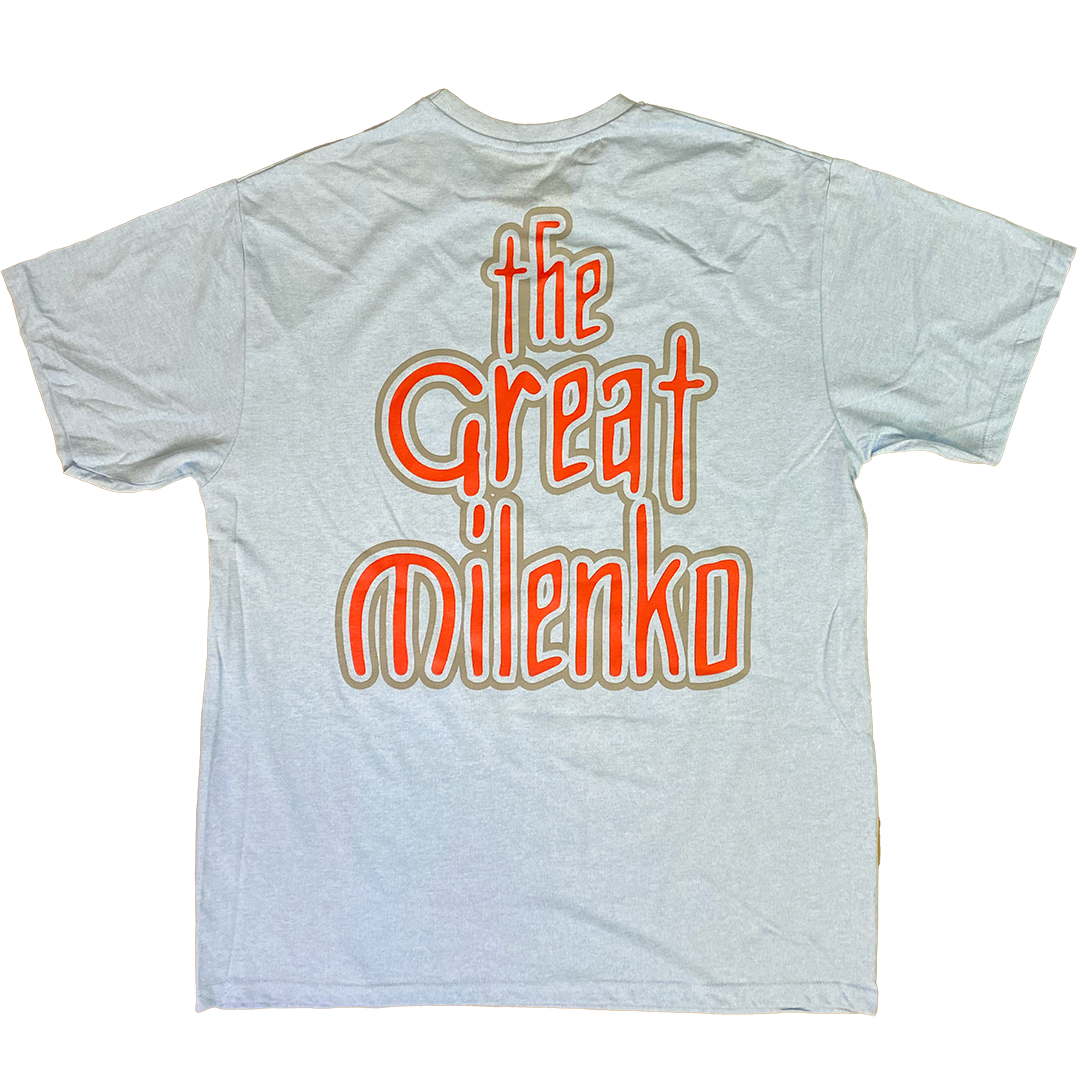 "Milenko Vintage" T-Shirt In Light Blue