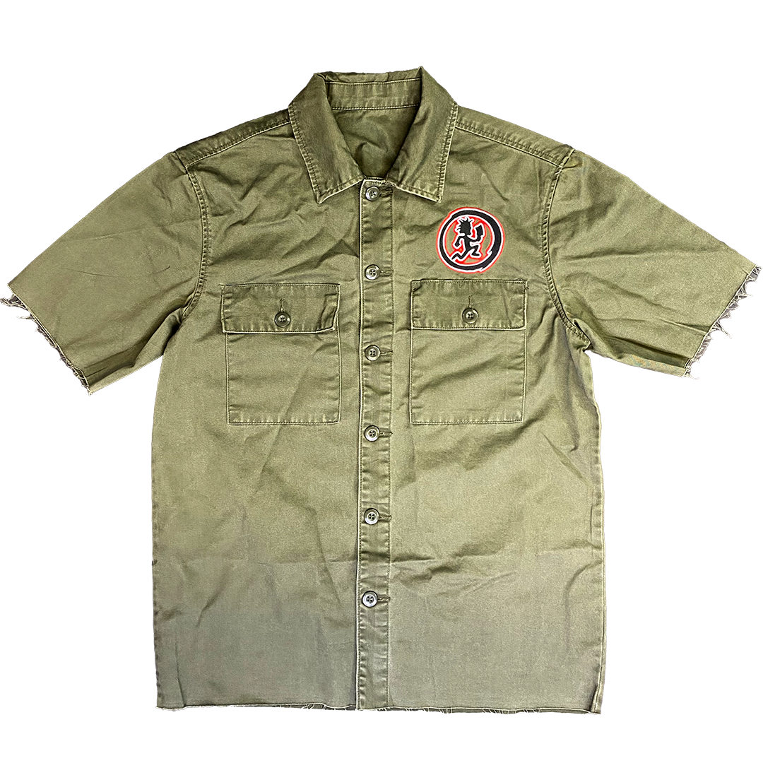 "Hatchetman Circle" Embroidered Work Shirt