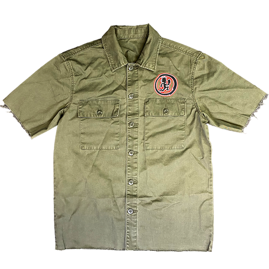 "Hatchetman Circle" Embroidered Work Shirt