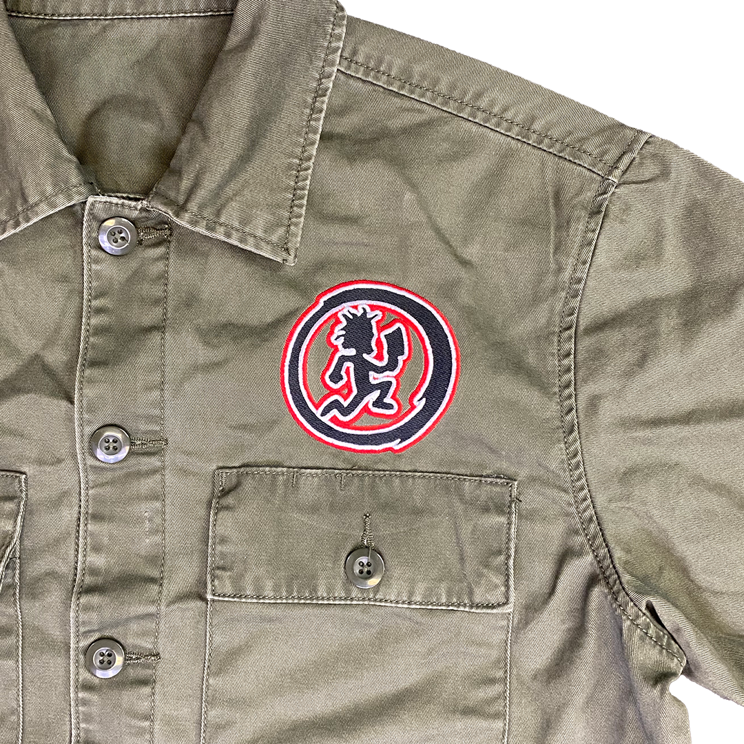 "Hatchetman Circle" Embroidered Work Shirt