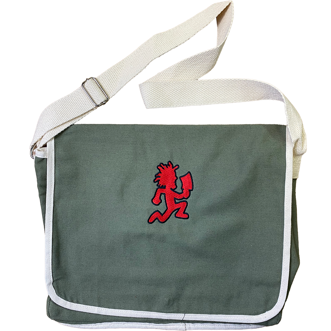 "Hatchetman" Embroidered Messenger Bag