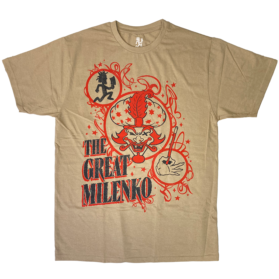 "The Great Milenko" T-Shirt In Tan