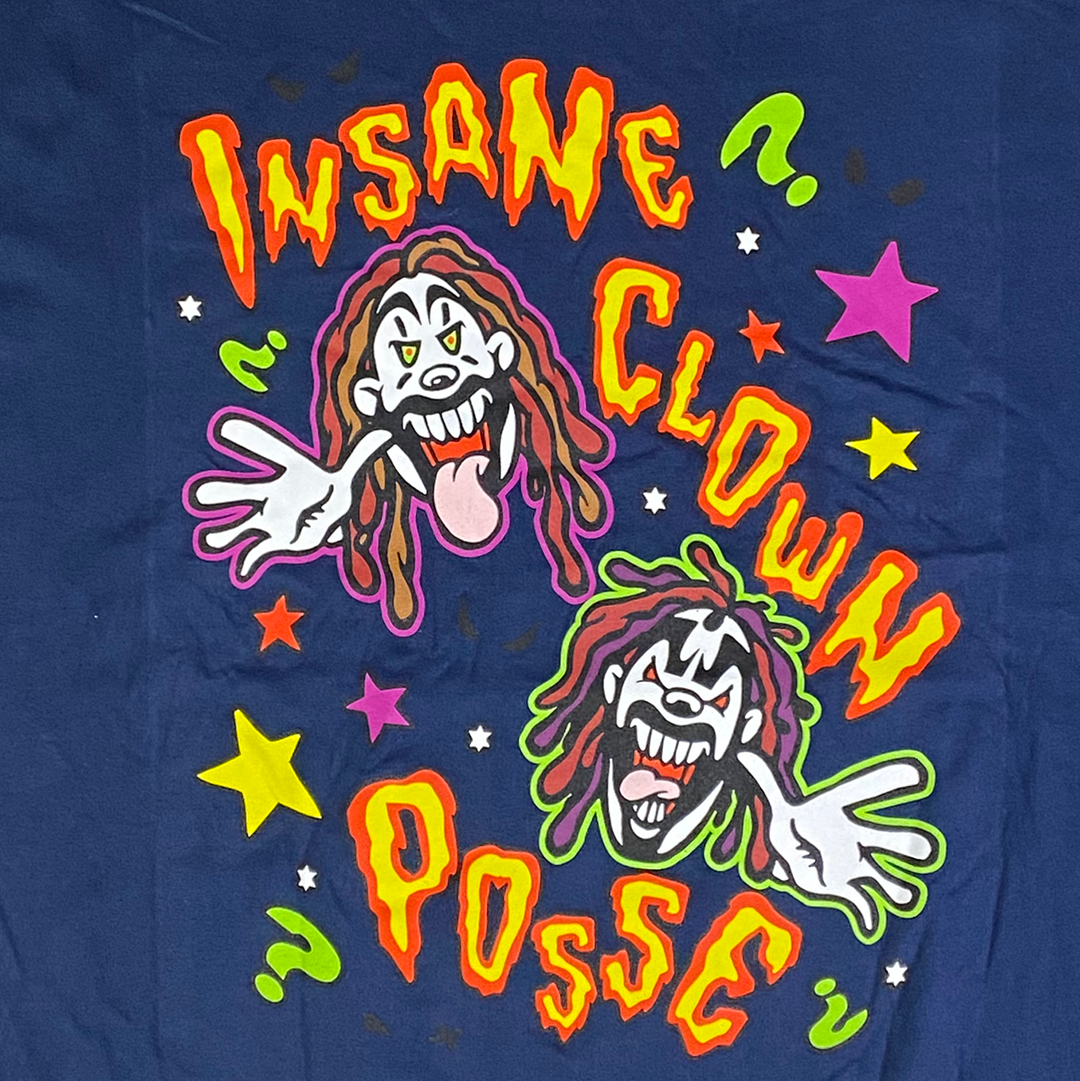 "Cartoon Clowns" T-Shirt In Navy