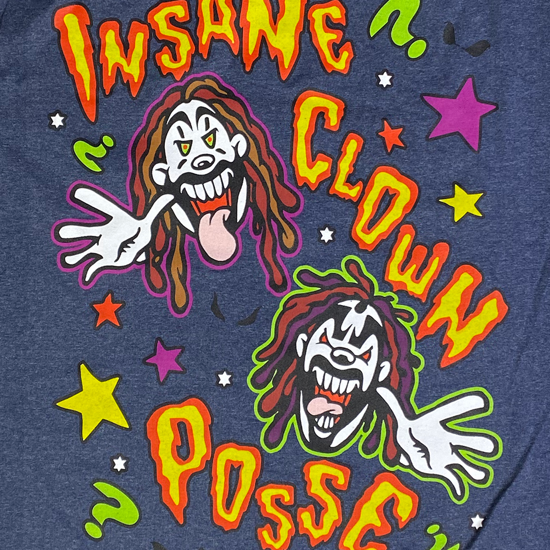 "Cartoon Clowns" T-Shirt In Navy