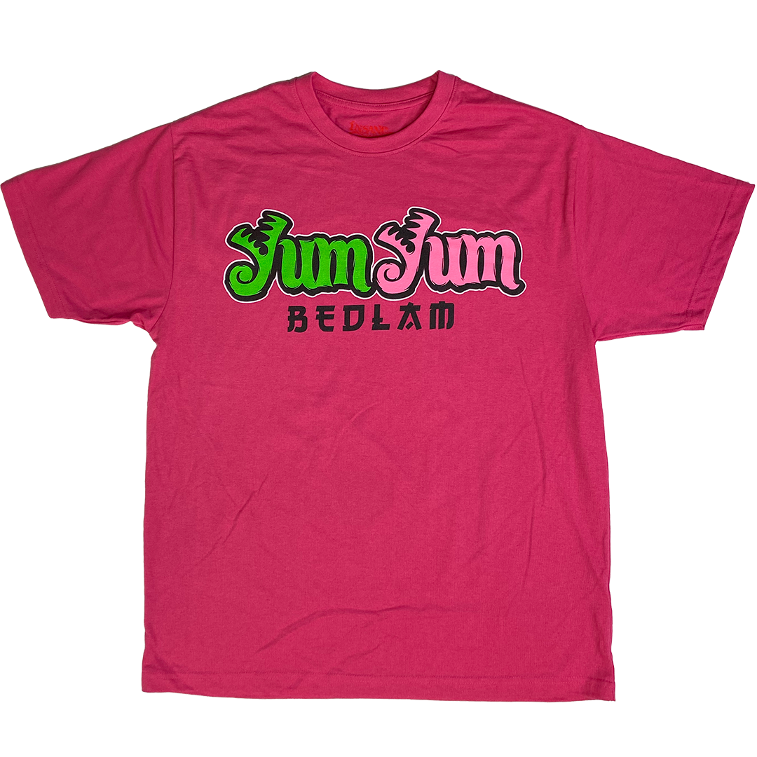 "Yum Yum Bedlam" T-Shirt In Pink