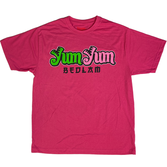 "Yum Yum Bedlam" T-Shirt In Pink