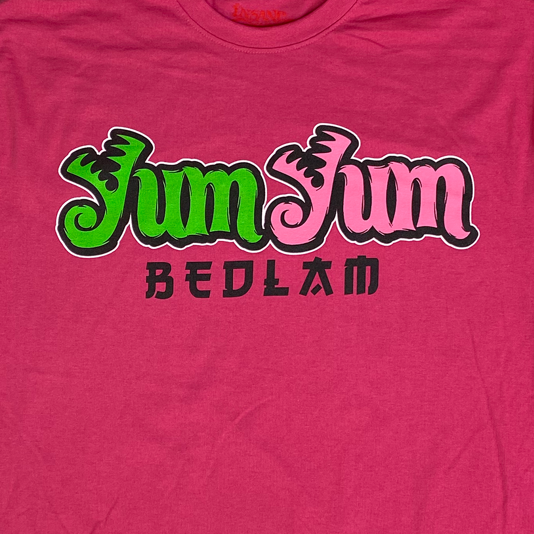 "Yum Yum Bedlam" T-Shirt In Pink