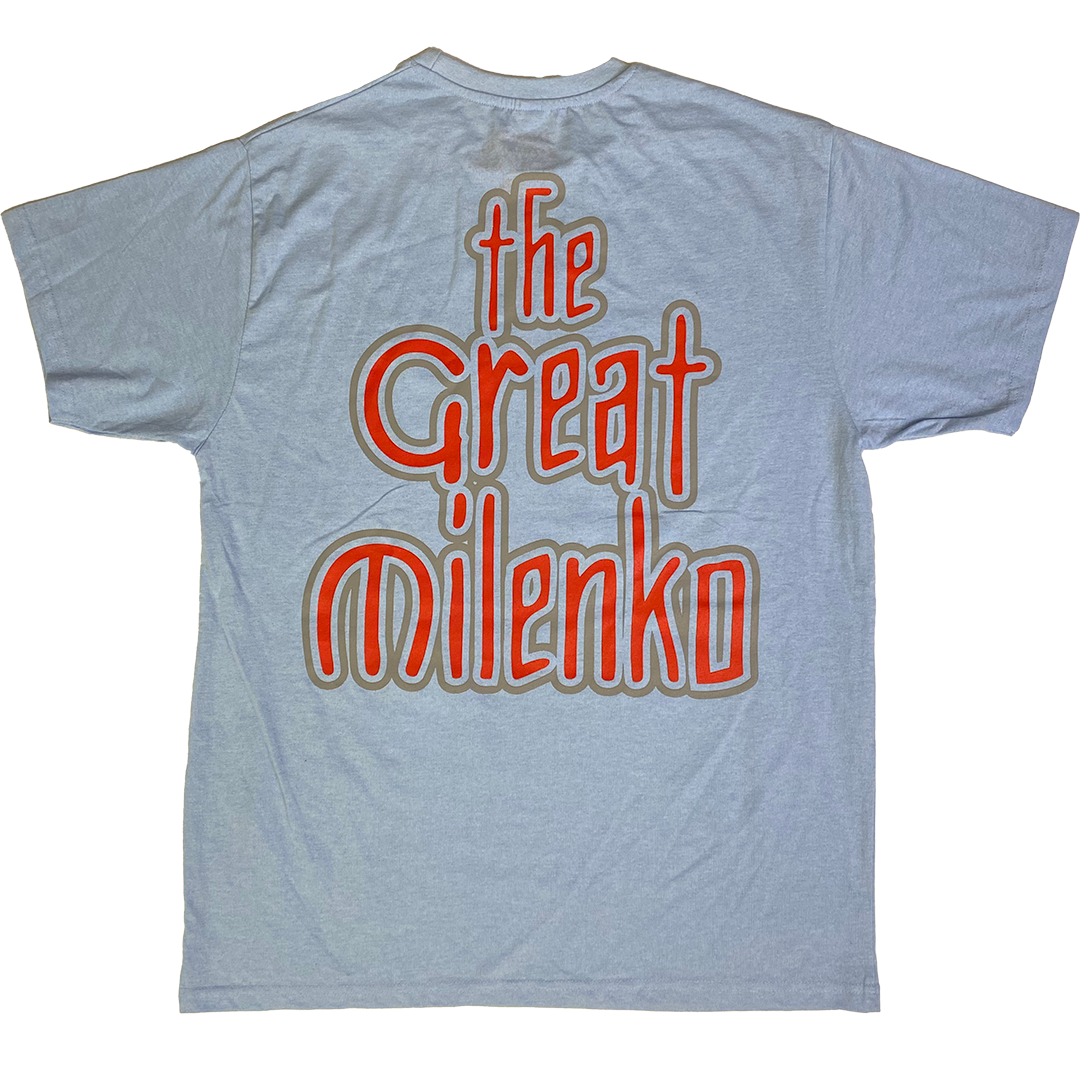 "Milenko Vintage" T-Shirt In Light Blue