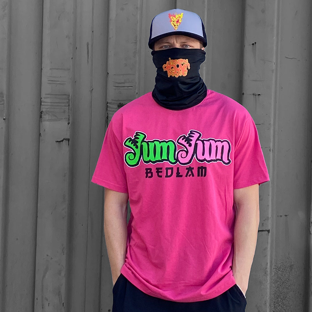 "Yum Yum Bedlam" T-Shirt In Pink