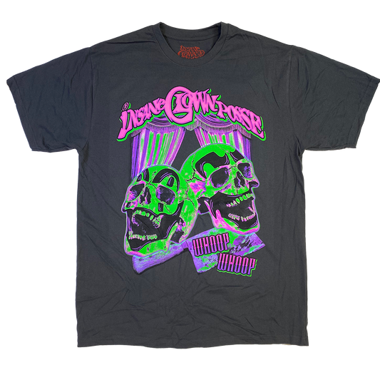 "Whoop Whoop Skulls" T-Shirt In Steel Grey