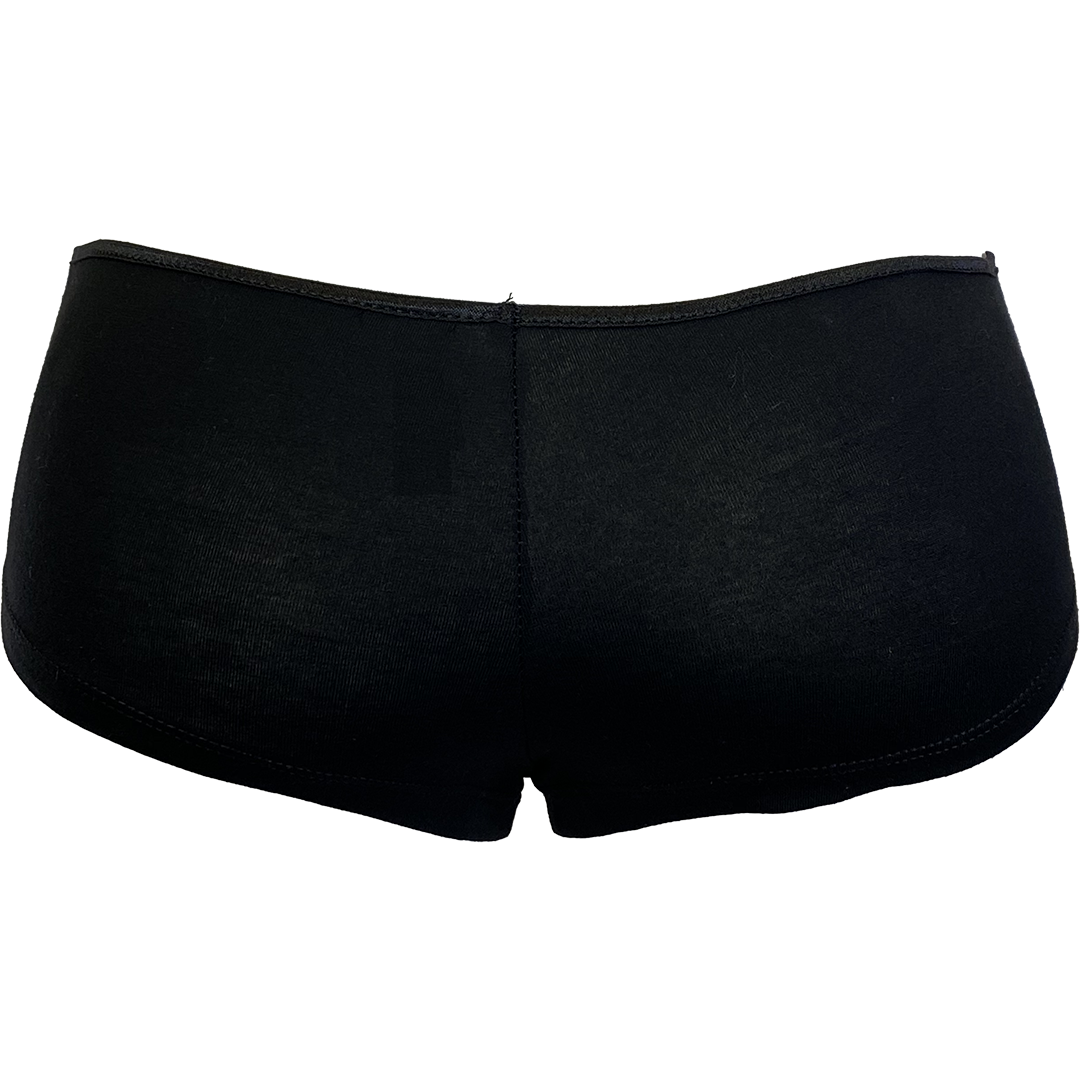 "Jeckel Brothers Hatchetman" Booty Shorts In Black