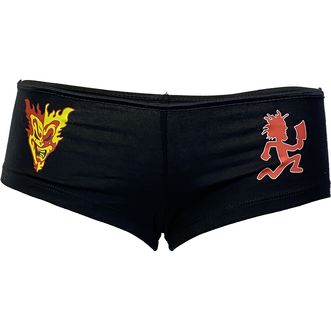 "Jeckel Brothers Hatchetman" Booty Shorts In Black