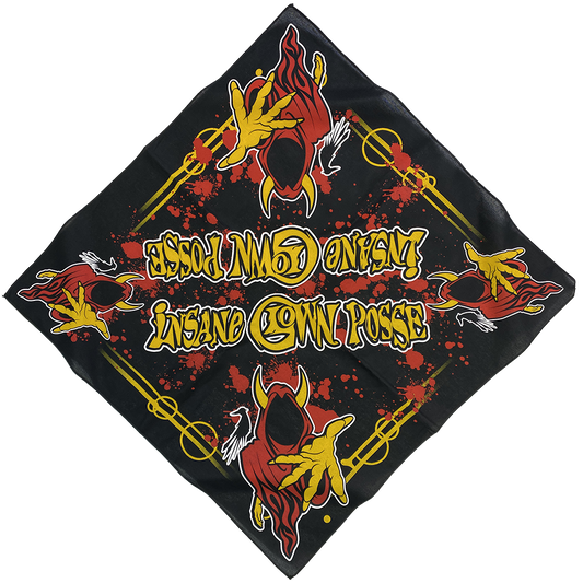 "The Wraith Red" Bandana In Black
